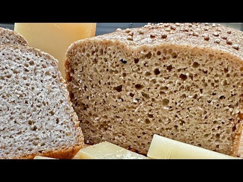 Видео: ХЛЕБ из зелёной гречки, безглютеновый! Очень простой рецепт! #хлеб #безглютеновый