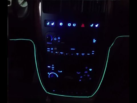 Видео: Как сделать Подсветку панели приборов Chrysler Voyager RG Обновлённая Версия/How to make a Backlight