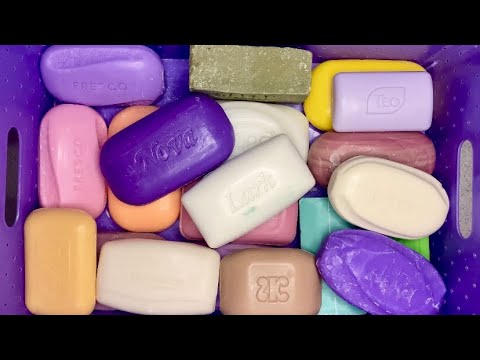 Видео: ASMR🧼Cutting dry soap..semi dry soap 🔪💜🤍💚💛🧡Резка мыла🤤🫶🏻🎶