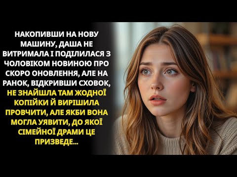 Видео: Розповіла чоловікові про гроші на авто, а зранку в схованці — нічого…