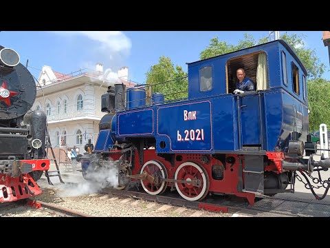 Видео: (4K) Музей железнодорожного транспорта СКЖД в Ростове-на-Дону, 12.06.2024