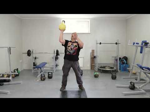 Видео: Нюансы подъёмов гири на попа.