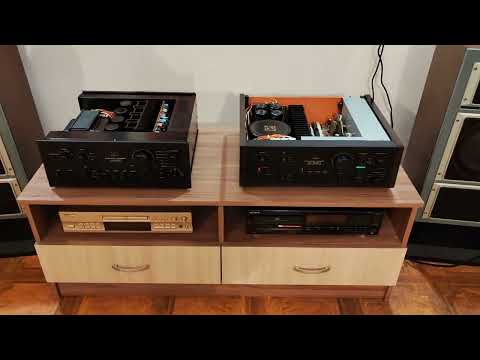 Видео: Усилители Sansui AU-D707 и AU-D707X и их внутрянка