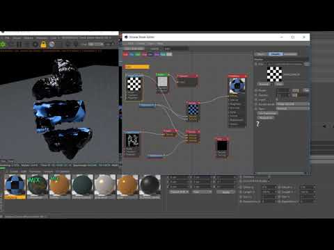 Видео: Урок по Octane render в  C4D (бронзовый материал)