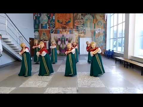 Видео: Народно-стилизованный танец "Ходят парами подружки".