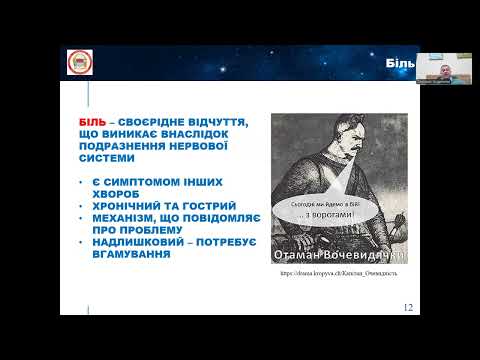 Видео: Лекція 13. Нервова система та засоби проти болю.