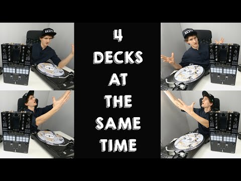 Видео: КАК РАБОТАТЬ ДИДЖЕЕМ С 4 ДЕКАМИ, используя DJM-S11 — Учебное пособие для диджеев — Deck Move и Du...