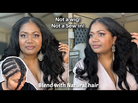 Видео: ПРОСТЫЕ бесшовные накладные волосы на заколках и как их укладывать с помощью косичек от Lashey Hair