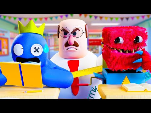 Видео: РАДУЖНЫЕ ДРУЗЬЯ - ШКОЛА ЭКСПЕРИМЕНТОВ! | Poppy Playtime/Rainbow Friends - Анимации на русском