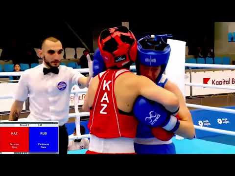 Видео: БАКУ-2025. ФИНАЛ. 54 кг. Элина Базарова (KAZ) - Дарья Пантелеева (RUS)