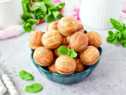 Видео: Печенье орешки со сгущенкой