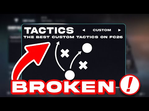 Видео: КАЖДЫЙ ПРОФИ ПЕРЕШЕЛ НА ЭТУ ФОРМАЦИОННУЮ НАШИВКУ ПОСЛЕ... FC26 Лучшие пользовательские тактики