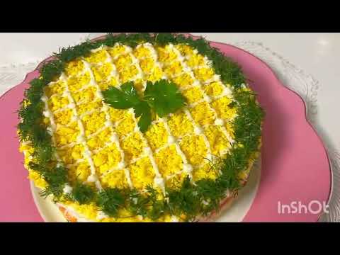 Видео: Салат " Мимоза "                                         #подпишись #рецепты #вгостяхуриты 