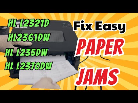 Видео: Устраните замятие бумаги в принтере Brother как профессионал — легко для всех моделей лазерных пр...