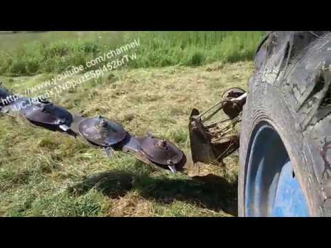 Видео: Косилка КРН 2.1 на тракторе  т-40ам