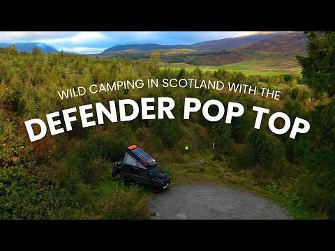 Видео: Дикий кемпинг в Шотландии с нашим кемпером Land Rover Defender Pop-Top.
