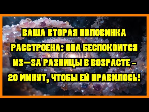 Видео: ВАША ВТОРАЯ ПОЛОВИНКА РАССТРОЕНА: ОНА БЕСПОКОИТСЯ ИЗ-ЗА РАЗНИЦЫ В ВОЗРАСТЕ – 20 МИНУТ, ЧТОБЫ ЕЙ...