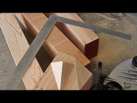Видео: Как запилить стропила под нужным углом и нужных размеров