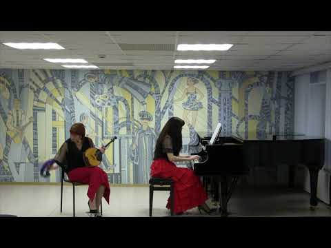 Видео: "Цыганочка" Юлия Голощапова (домра), Ольга Благова (фортепиано) г. Норильск