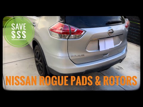 Видео: Nissan Rogue: как заменить задние тормозные колодки и роторы 2014, 2015, 2016, 2-е поколение (T32)