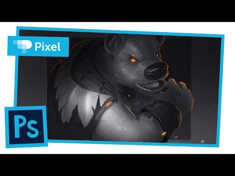 Видео: Рисуем светотеневой скетч в Adobe Photoshop | уроки для новичков