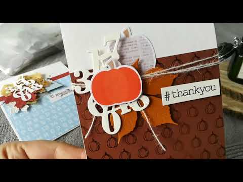 Видео: Секреты скрапбукинга. Открытки ко Дню учителя