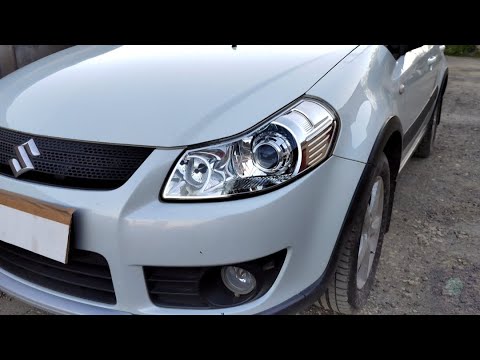 Видео: Suzuki SX4 Ставим Bi led + ДХО