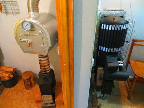 Видео: ВАРОЧНАЯ РАКЕТНАЯ ПЕЧЬ  =КUZMINKA= С ДУХОВКОЙ часть 4 ( ROCKET STOVE)