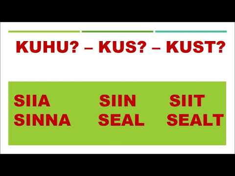 Видео: Eesti keel. Изучаем эстонский язык.   Väikesed sõnad.