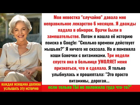 Видео: Моя Невестка Травила Меня 6 Месяцев... Вот Что Я Сделала