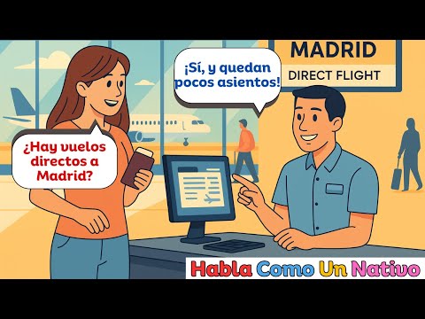 Видео: Испанский для начинающих: Бронирование рейса✈️ | Важный разговор для начинающих (A1-A2)
