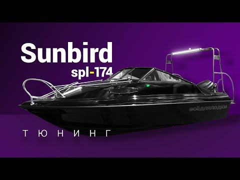 Видео: Тюнинг лодки Sunbird spl 174.