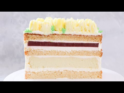 Видео: ТОРТ С ЧИЗКЕЙКОМ ВНУТРИ🔥 КЛУБНИКА ФИСТАШКА 🔥 Cheesecake inside cake