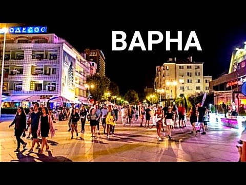 Видео: ВАРНА - НОЩЕН ЖИВОТ! ЛЯТНА РАЗХОДКА ПО ПЕШЕХОДНАТА ЗОНА КЪМ МОРСКАТА ГРАДИНА И ФЕСТИВАЛ НИЯ КОМПЛЕКС