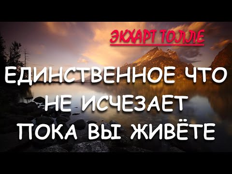 Видео: ТО, ЧТО НЕ ИСЧЕЗАЕТ [Экхарт Толле]