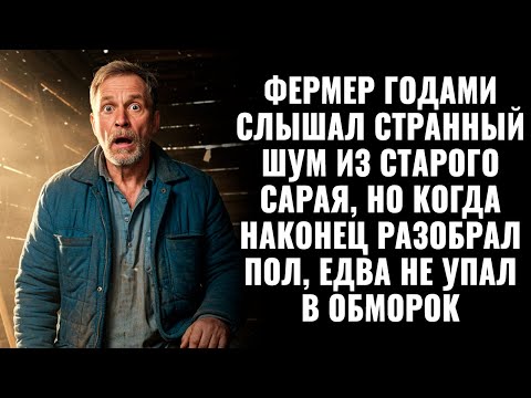 Видео: Фермер годами слышал странный шум из старого сарая, а когда наконец разобрал, едва не упал в обморок