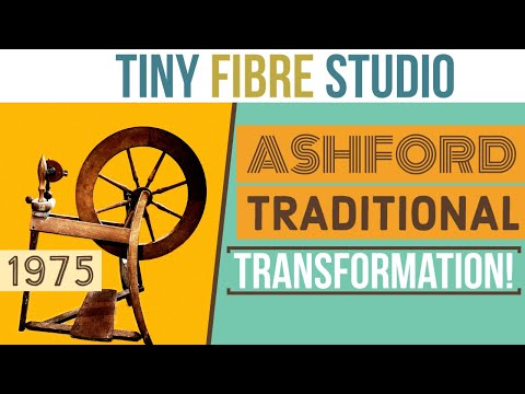 Видео: Реставрация старинной традиционной прялки Эшфорда