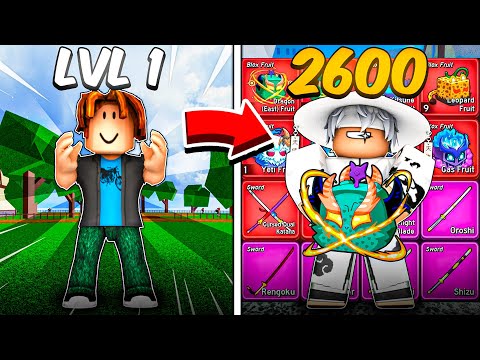 Видео: 😱КАК Я ПРОШЕЛ ВЕСЬ BLOX FRUITS от 0 ДО MAX LVL В ROBLOX!?