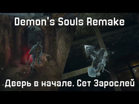 Видео: Сет Зарослей. Дверь в начале. Дворец Болетарии. Demon's Souls Remake.