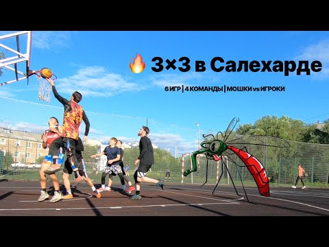 Видео: "Баскетбол 3x3 | Хроники Севера: комары против игроков!"