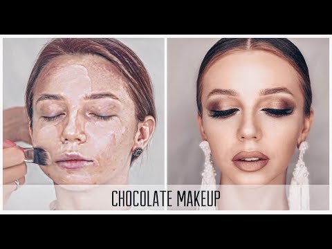 Видео: Шоколадный МАКИЯЖ пошагово. Make Up | Анна Комарова