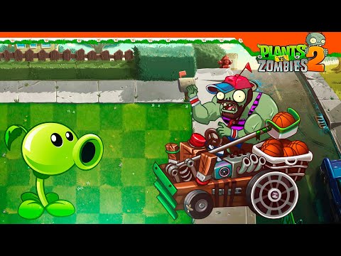 Видео: 🍄 НОВЫЕ ЗОМБИ НА КАТАПУЛЬТЕ! ИЗ 1 ПВЗ 💣 Plants vs Zombies 2 Растения против зомби 2 Прохождение