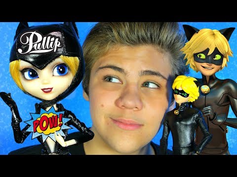 Видео: НЕУЛОВИМАЯ CATWOMEN PULLIP 🙀 Обзор Кукла Пуллип Женщина-Кошка 😼 и Кот Нуар 😹 Бига и обзор