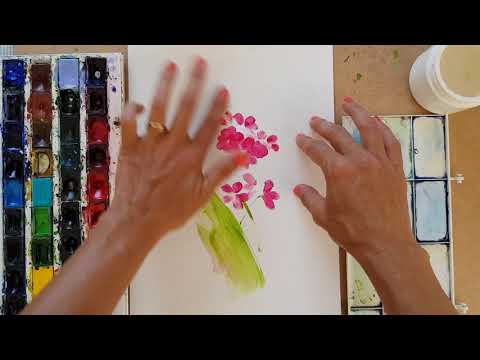 Видео: Как да рисуваме с акварел с пръсти - техники