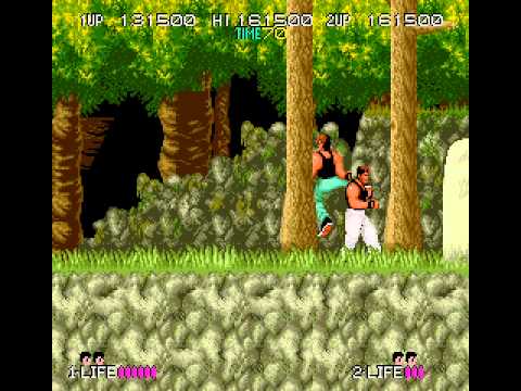 Видео: Bad Dudes Vs. DragonNinja аркадная игра для 2 игроков 60 кадров в секунду