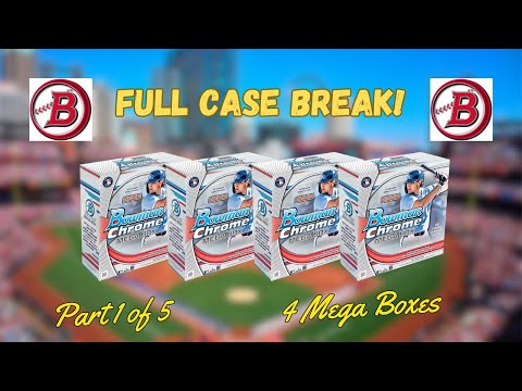 Видео: 2025 Bowman Chrome Full Mega Case Часть 1: Пронумерованный автомобиль!