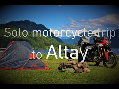 Видео: Одиночное мотопутешествие на Алтай на мотоцикле Honda Africa Twin 1000 DCT. Серия 1