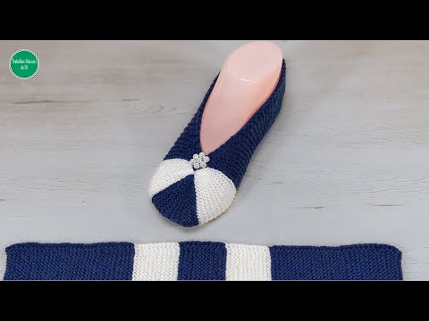 Видео: Очень легкое вязание тапочек для начинающих