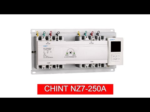Видео: Моторизированный переключатель CHINT NZ7-250A