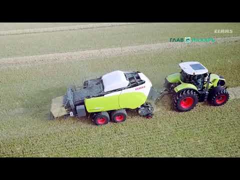 Видео: Тюковые пресс подборщики Claas Quadrant